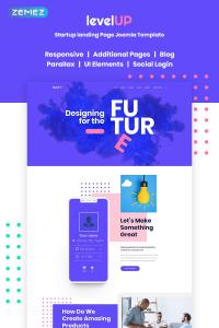 LevelUp-Целевая Страница Стартап-Компании LevelUp-Целевая Страница Стартап-Компании