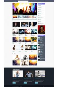 Музыкальный Шаблон Joomla