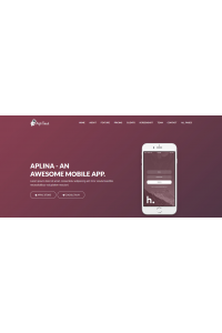 Aplina - App Landing Aplina - App Landing