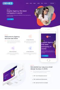 UpMine - Digital Agency Flat Design Simple UpMine - Digital Agency Flat Design Simple