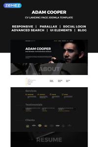 Adam Cooper - Photographer Portfolio Landing