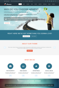 Arwen-Отзывчивая Onepage