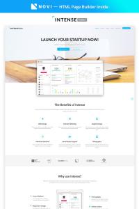 Intense - Startup Company Mobile App with Built-In Novi Builder Intense - Startup Company Mobile App with Built-In Novi Builder