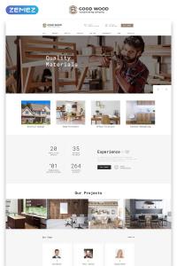 Хорошее дерево-интерьер и мебель чистый HTML Хорошее дерево-интерьер и мебель чистый HTML