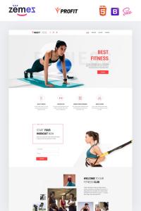 Profit-Sport One Page Minimal Bootstrap4 HTML Profit-Sport One Page Minimal Bootstrap4 HTML