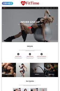 FitTime - фитнес-студия Responsive HTML5 FitTime - фитнес-студия Responsive HTML5