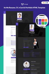 Its Me Resume, CV, vCard & Portfolio Its Me Resume, CV, vCard & Portfolio