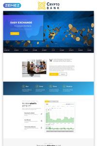 Crypto Bank-криптовалютная биржа HTML