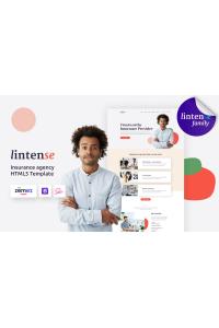 Lintense Insurance Agency-креативный HTML