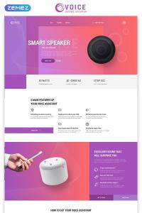 Voice - Smart Speaker One Page Creative HTML Voice - Smart Speaker One Page Creative HTML