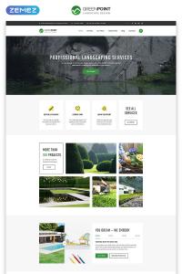 GREENPOINT - ландшафтный дизайн Creative HTML Bootstrap