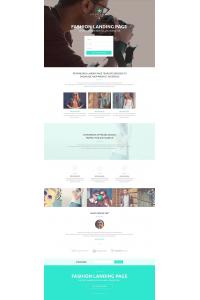 Шаблон Модной Целевой Страницы Шаблон Модной Целевой Страницы