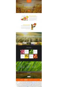 Agriculture Landing Page Template Agriculture Landing Page Template