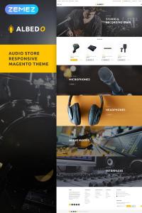 Albedo - Audio Store Magento Template Albedo - Audio Store Magento Template
