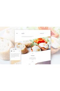 Шаблон сайта кафе и ресторана Шаблон сайта кафе и ресторана