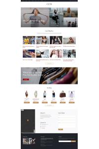 Cute-модный журнал многостраничный HTML5 Cute-модный журнал многостраничный HTML5