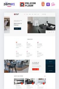 Pelicor Floor - услуги напольных покрытий многостраничный HTML5 Pelicor Floor - услуги напольных покрытий многостраничный HTML5