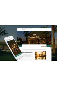 Современный Отель Woods Отзывчивый Многостраничный Современный Отель Woods Отзывчивый Многостраничный