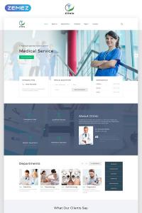 Клиника-медицинский сервис многостраничный HTML5 Клиника-медицинский сервис многостраничный HTML5