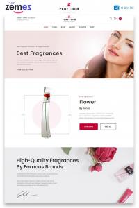 Парфюм - магазин косметики многостраничный креатив HTML Парфюм - магазин косметики многостраничный креатив HTML