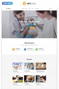 Уход за домашними животными-Vet Pet Care Clean HTML Уход за домашними животными-Vet Pet Care Clean HTML