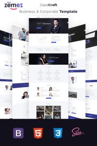CaseCraft-Элегантная Финансовая Компания Многостраничная