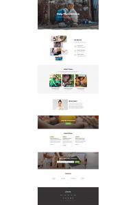 Helper-благотворительный фонд многостраничный классический HTML5 Bootstrap