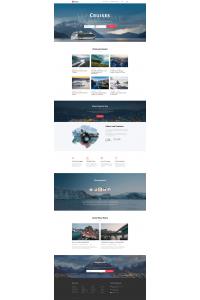 Круиз-красивая круизная компания многостраничный HTML Круиз-красивая круизная компания многостраничный HTML