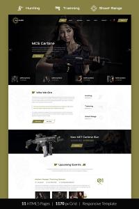 Gun Shop HTML Template Gun Shop HTML Template