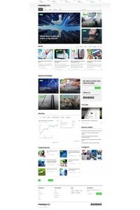 Moneywise-Журнал Финансовых Новостей Отзывчивый Многостраничный