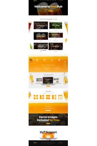 BeerPub-еда и ресторан многостраничный BeerPub-еда и ресторан многостраничный