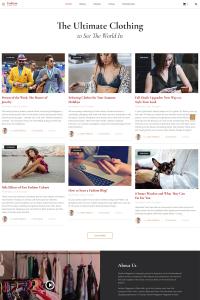 The Ultimate Clothing - модный журнал многостраничный HTML5 The Ultimate Clothing - модный журнал многостраничный HTML5