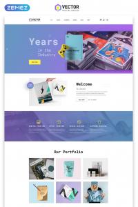 Вектор-типография многостраничный современный HTML Вектор-типография многостраничный современный HTML