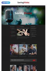 SavingViolet - Music Band Responsive HTML5 SavingViolet - Music Band Responsive HTML5