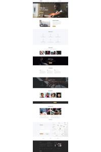 Мелодия-музыкальная школа многостраничный HTML5 Мелодия-музыкальная школа многостраничный HTML5