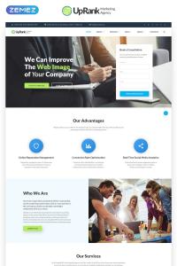 UpRank-Стильное Маркетинговое Агентство Многостраничное