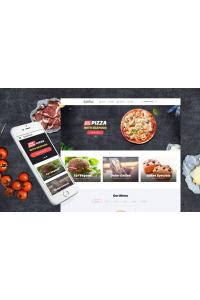 Быстрая Еда - Ресторан Быстрого Питания Отзывчивый Многостраничный