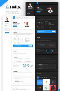 Hello Resume - CV, vCard & Portfolio HTML Hello Resume - CV, vCard & Portfolio HTML