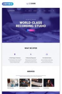 TopSound - студия звукозаписи Modern Multipage HTML TopSound - студия звукозаписи Modern Multipage HTML