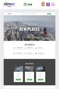 Peak-Climbing многостраничный чистый HTML