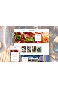 Шаблон сайта кафе и ресторана