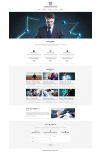 Communications Responsive Website Template Communications Responsive Website Template