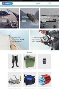 Siltic-Fishing Tackle E-commerce Modern