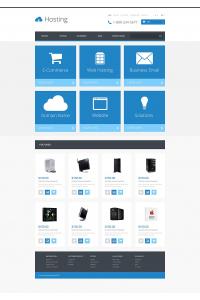Hosting OpenCart Template Hosting OpenCart Template