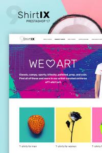 Тема Shirtix PrestaShop Тема Shirtix PrestaShop