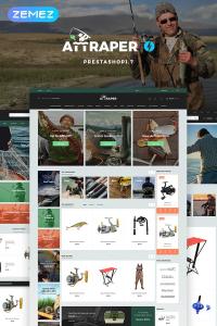 Attraper-Fishing ecommerce Bootstrap шаблон Attraper-Fishing ecommerce Bootstrap шаблон