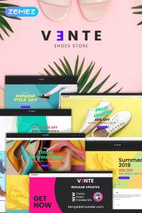 Vente-Shoes Store Clean Bootstrap Ecommerce