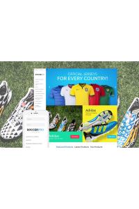 SoccerPRO VirtueMart Template SoccerPRO VirtueMart Template