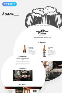 Foam-Beer Pub ECommerce One Page Modern Elementor Foam-Beer Pub ECommerce One Page Modern Elementor