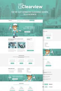 Clearview - Услуги По Очистке Окон WordPress Тема Clearview - Услуги По Очистке Окон WordPress Тема